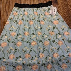 L NWT floral Lularoe Lola skirt